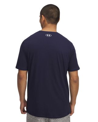 Polera manga corta Under Armour Camo chest azul marino para hombre