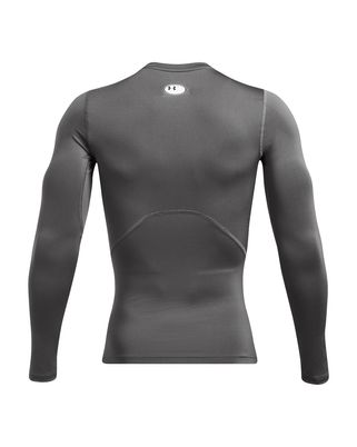 Primera capa manga larga Heatgear gris para hombre Under Armour