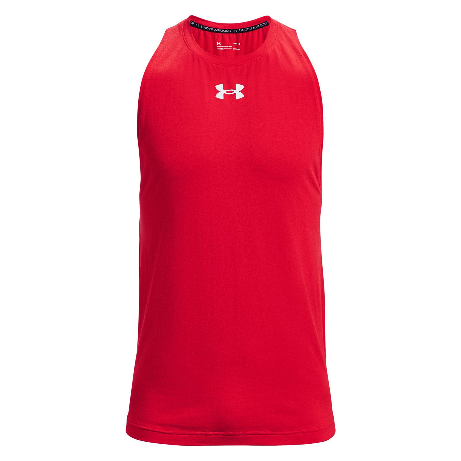 Polera sin mangas Under Armour zone rojo para hombre