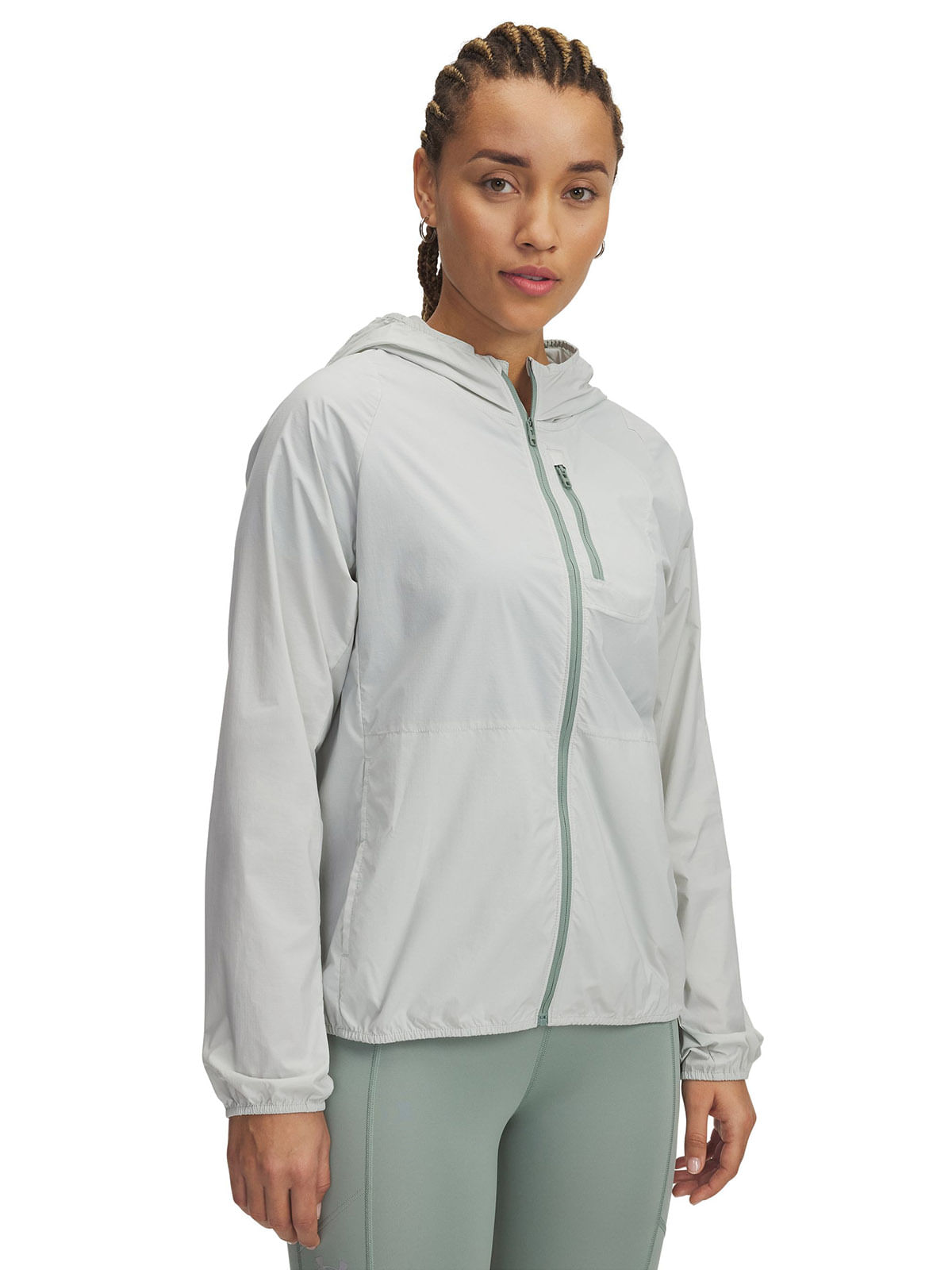Chaqueta UA launch verde para mujer