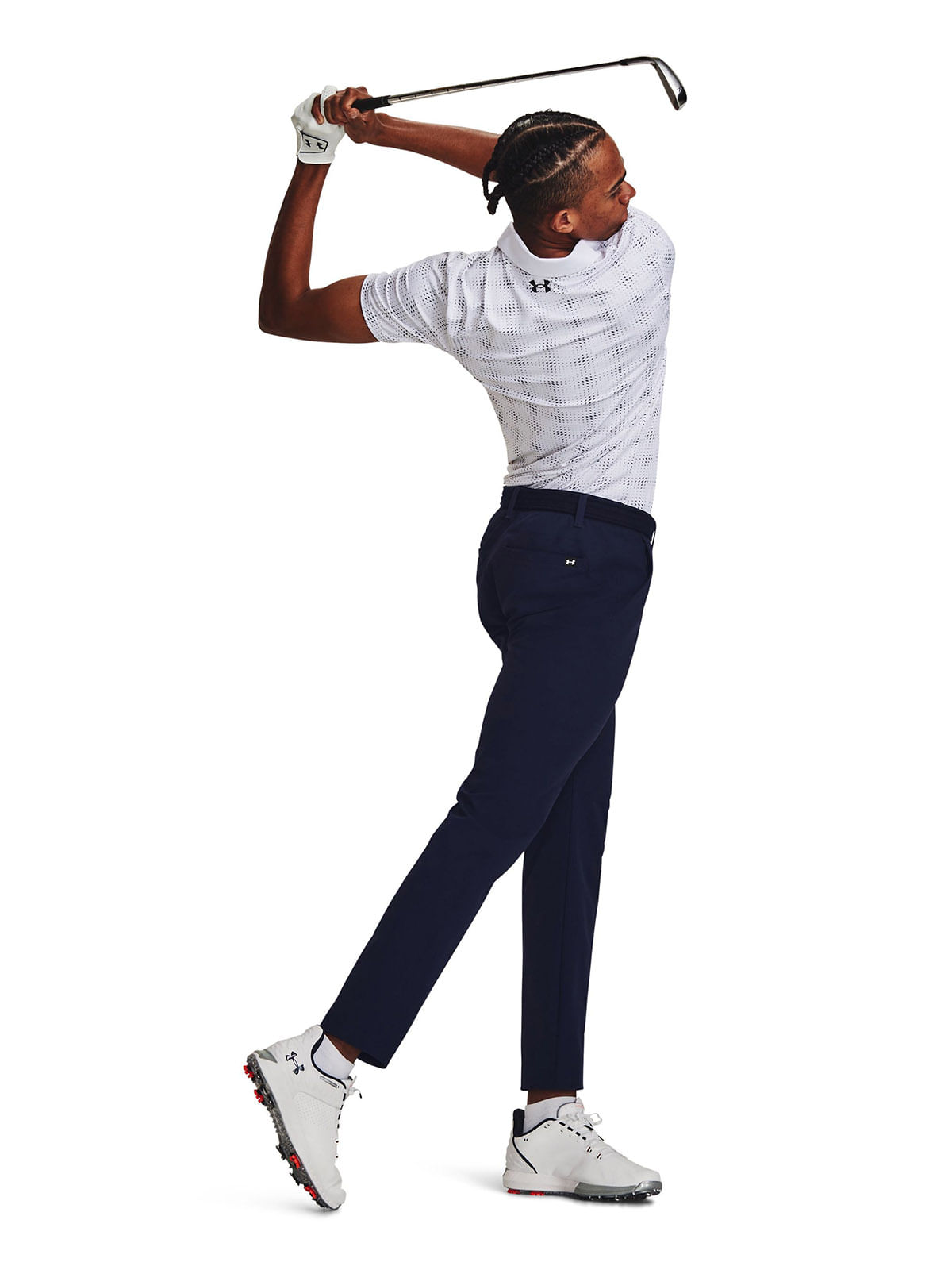 Pantalón UA drive ajustado azul marino para hombre
