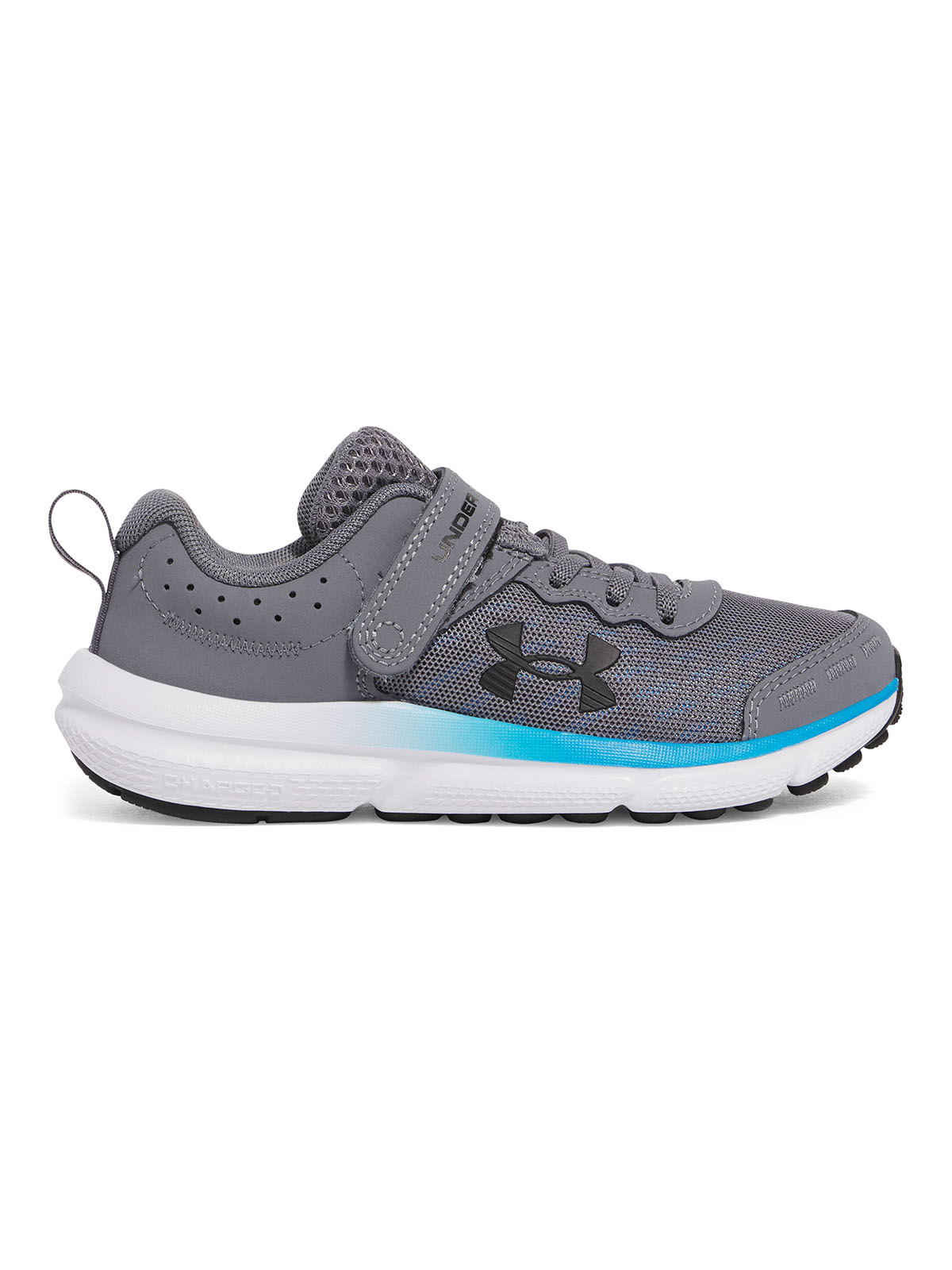 Zapatillas de running UA Assert 10 AC gris para niños