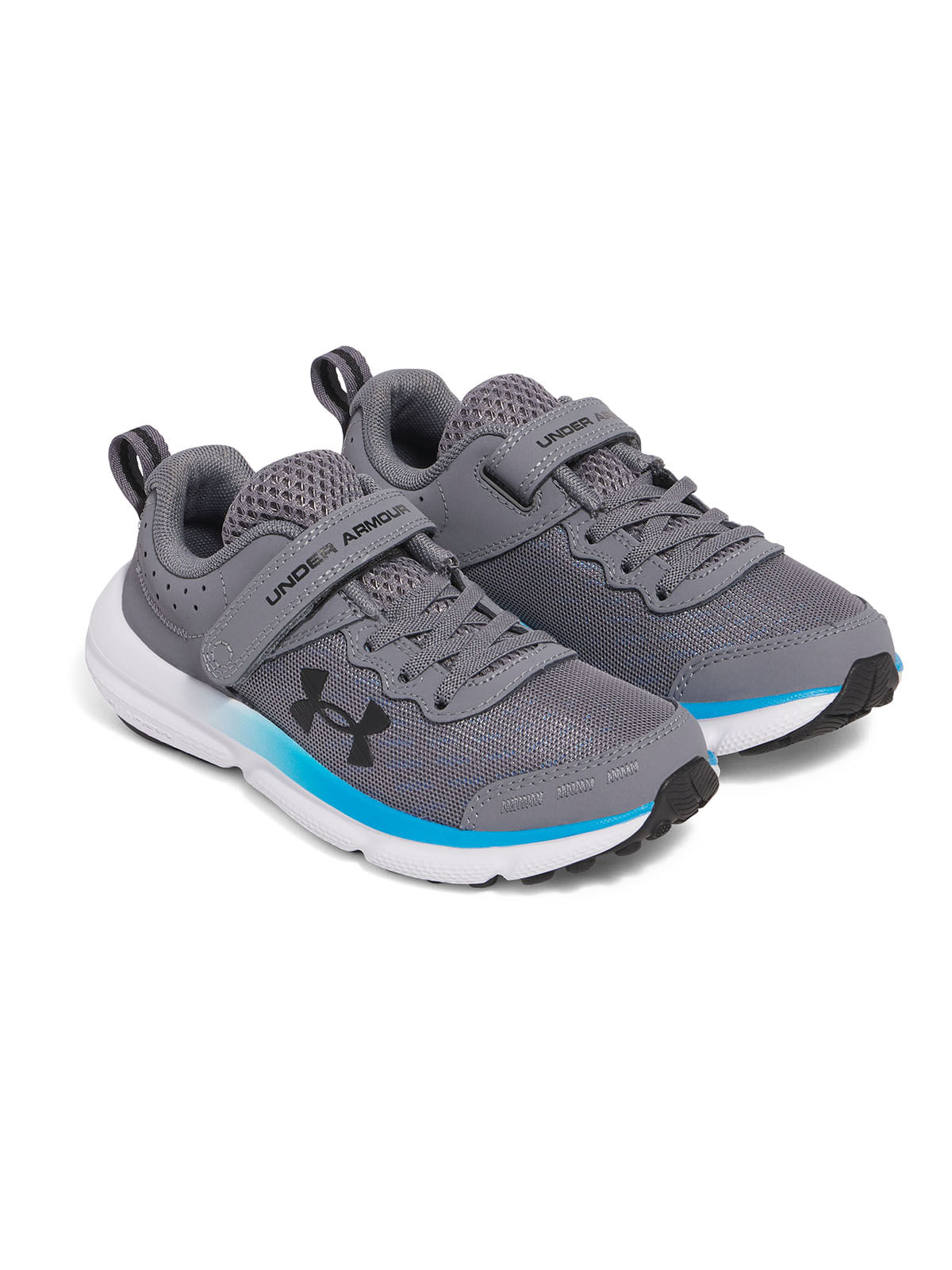 Zapatillas de running UA Assert 10 AC gris para niños