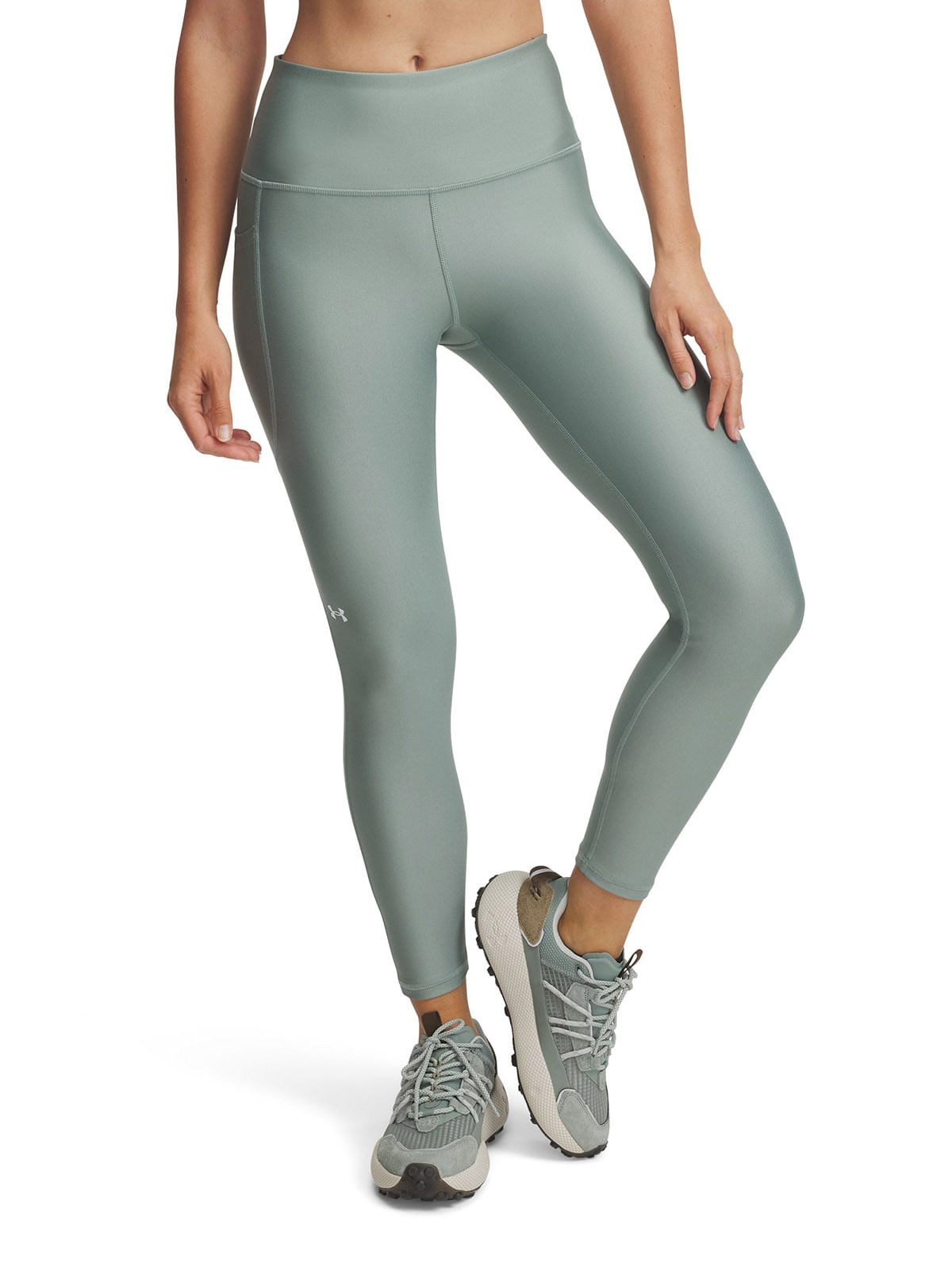 Calzas UA tech verde para mujer
