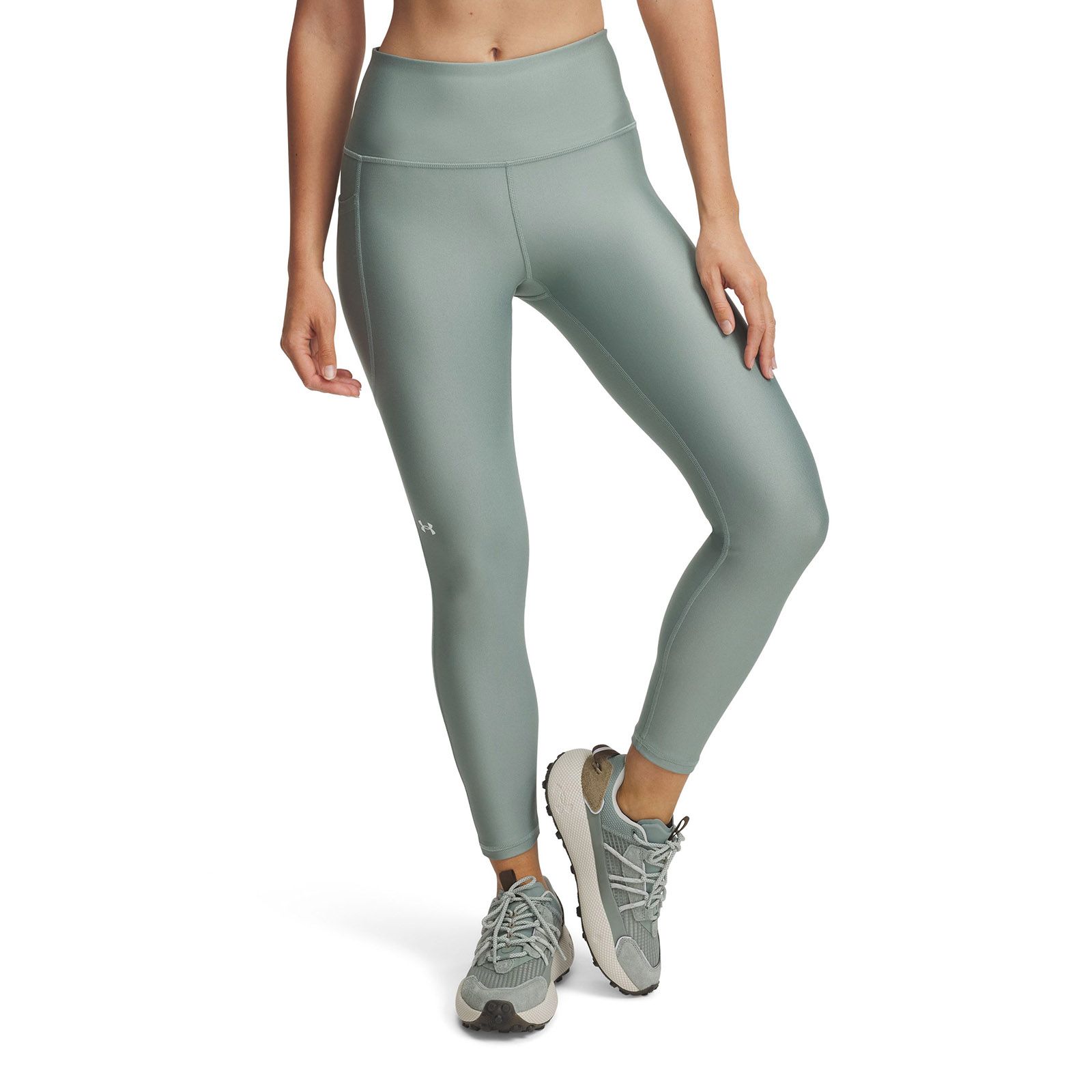 Calzas Under Armour tech verde para mujer