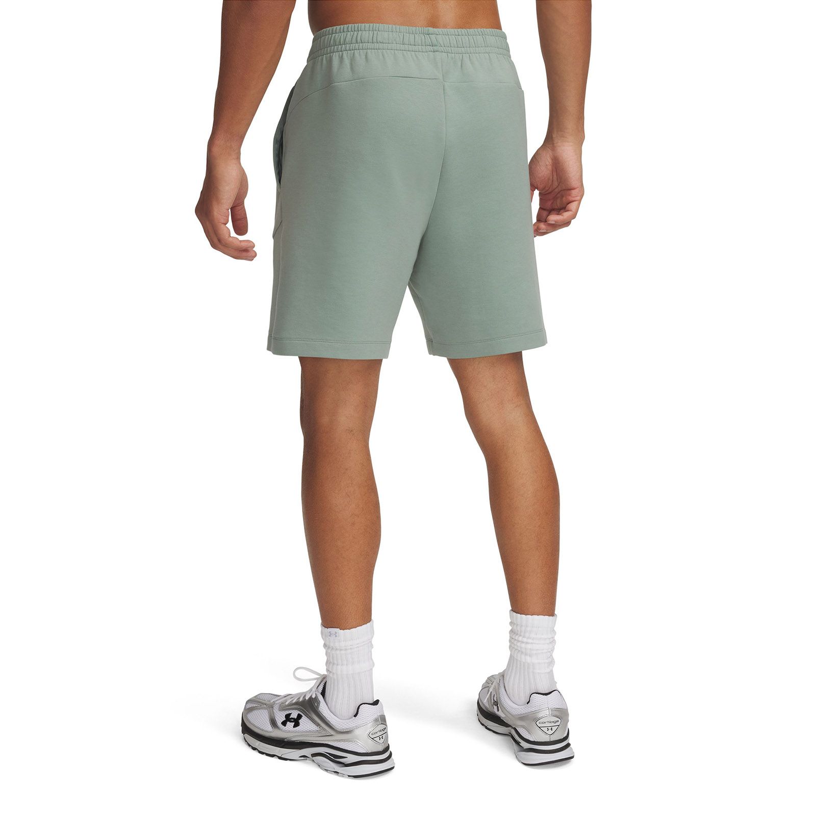 Shorts Under Armour Unstoppable Fleece verde para hombre