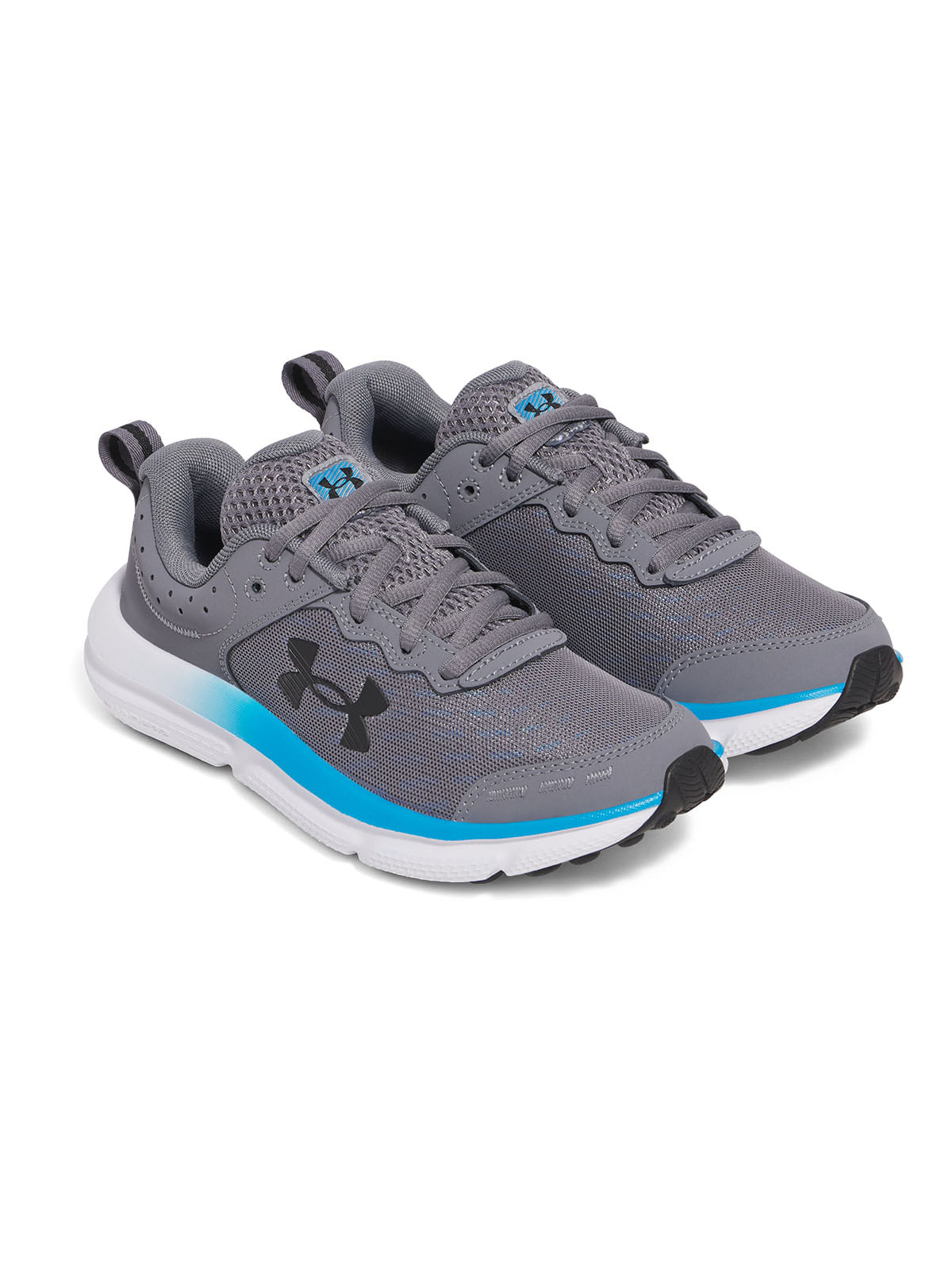 Zapatillas de running UA Assert 10 gris para niños