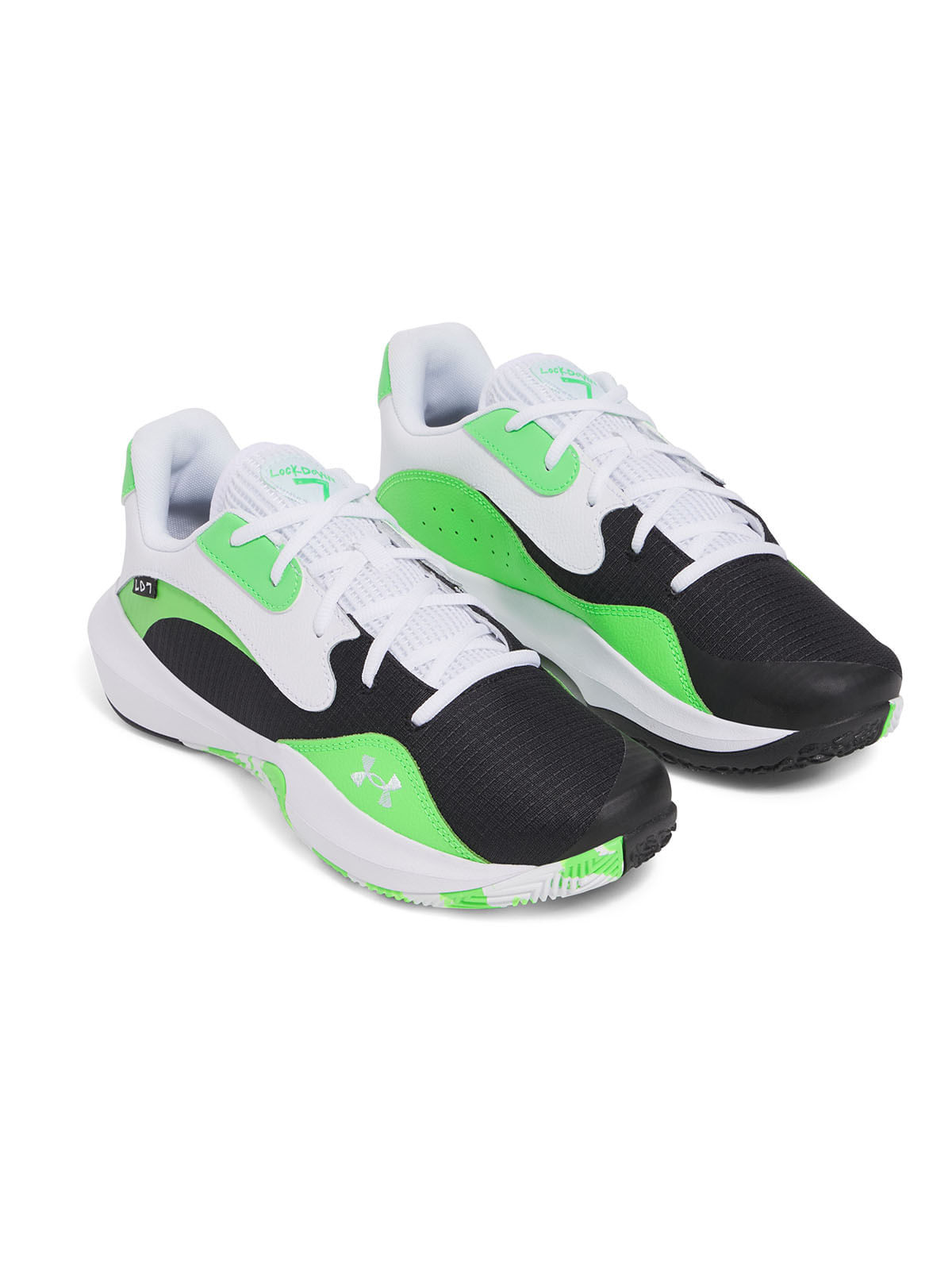 Zapatillas unisex UA Lockdown 7 low Basketball negro