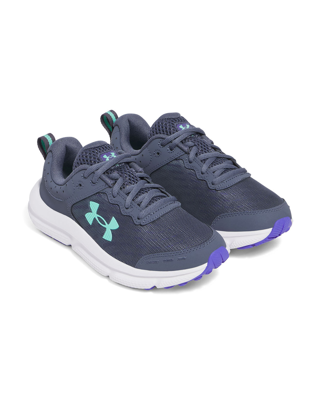 Zapatillas de running UA Assert 10 gris para niñas