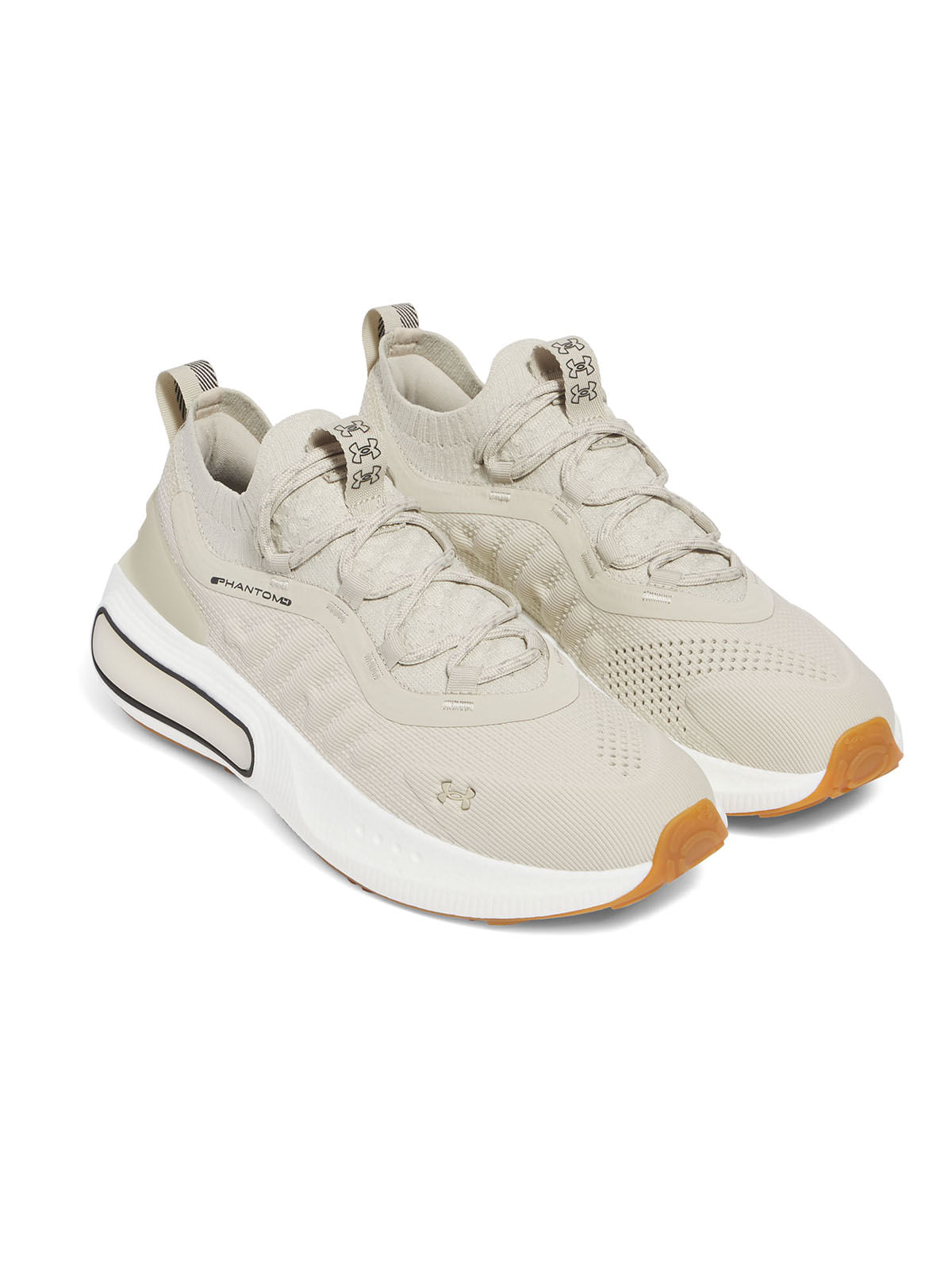 Zapatillas UA Phantom 4 café para hombre