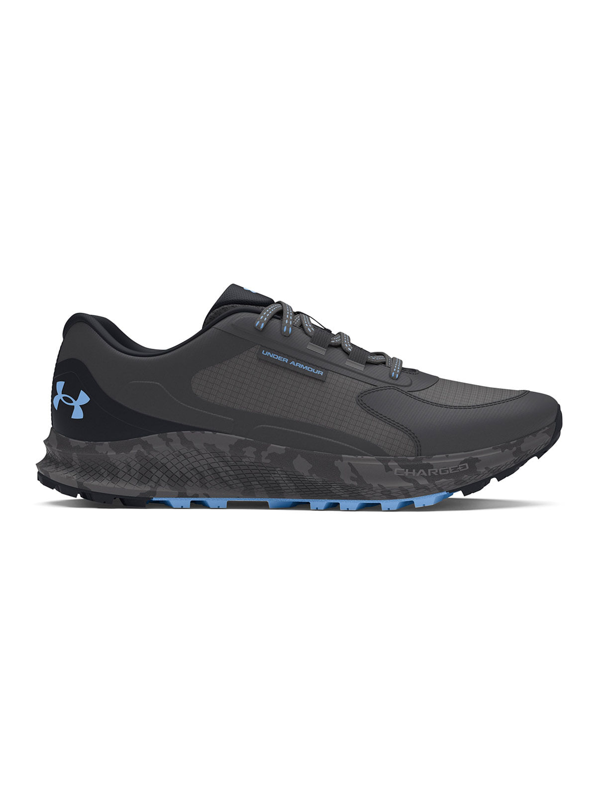 Zapatillas de running UA bandit trail 3 gris para mujer