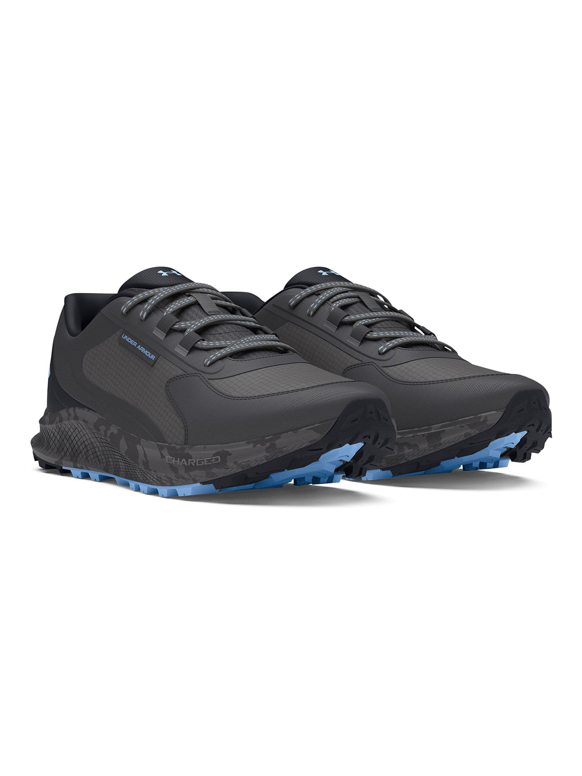 Zapatillas de running UA bandit trail 3 gris para mujer