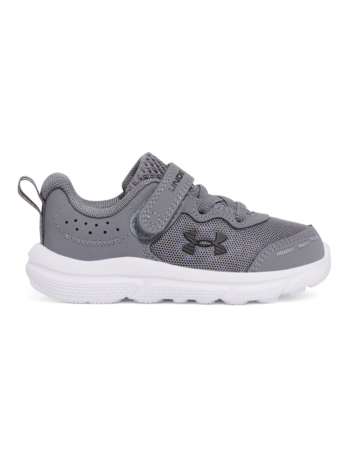Zapatillas UA Assert 10 AC running gris para niños