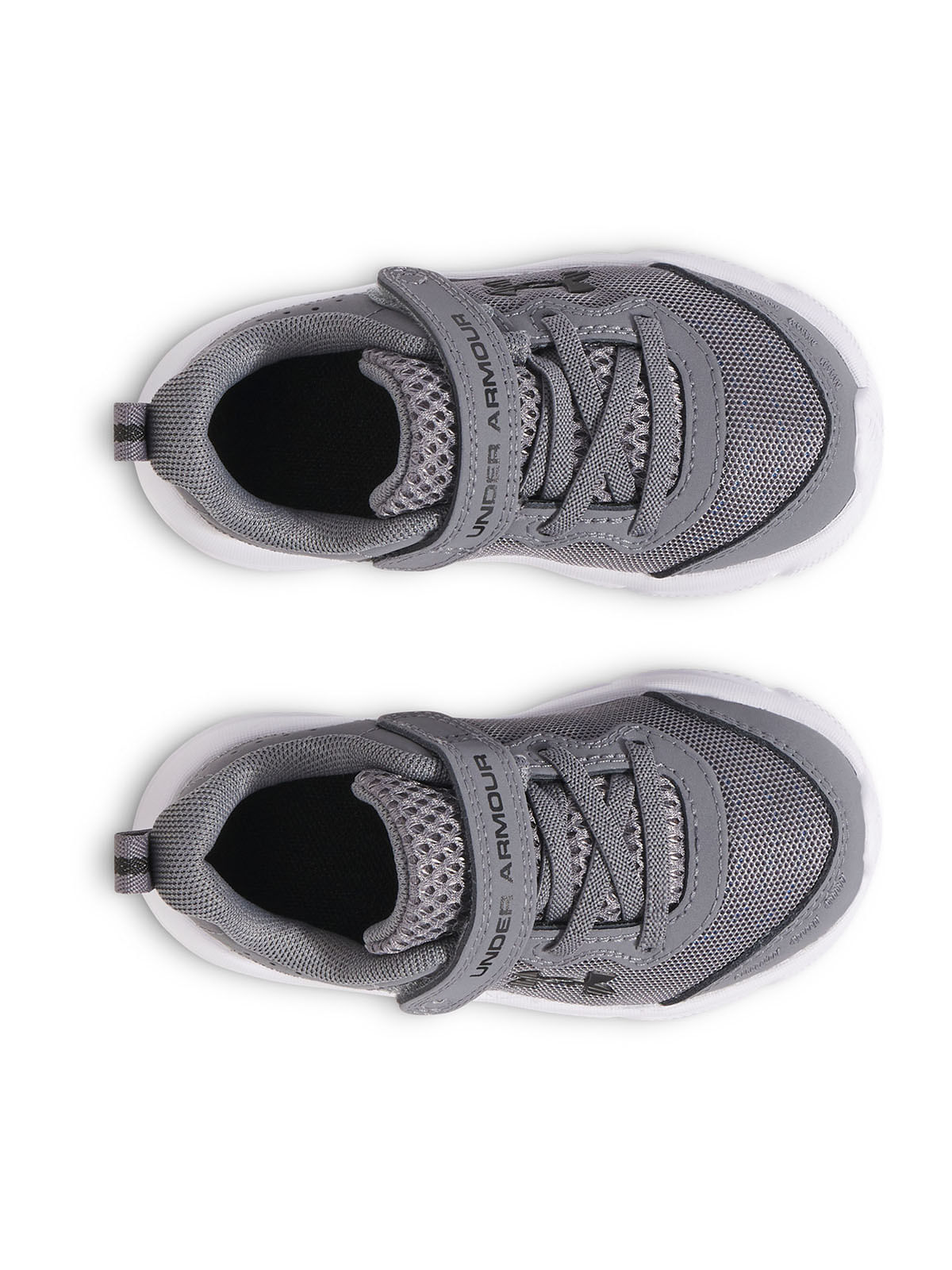 Zapatillas UA Assert 10 AC running gris para niños