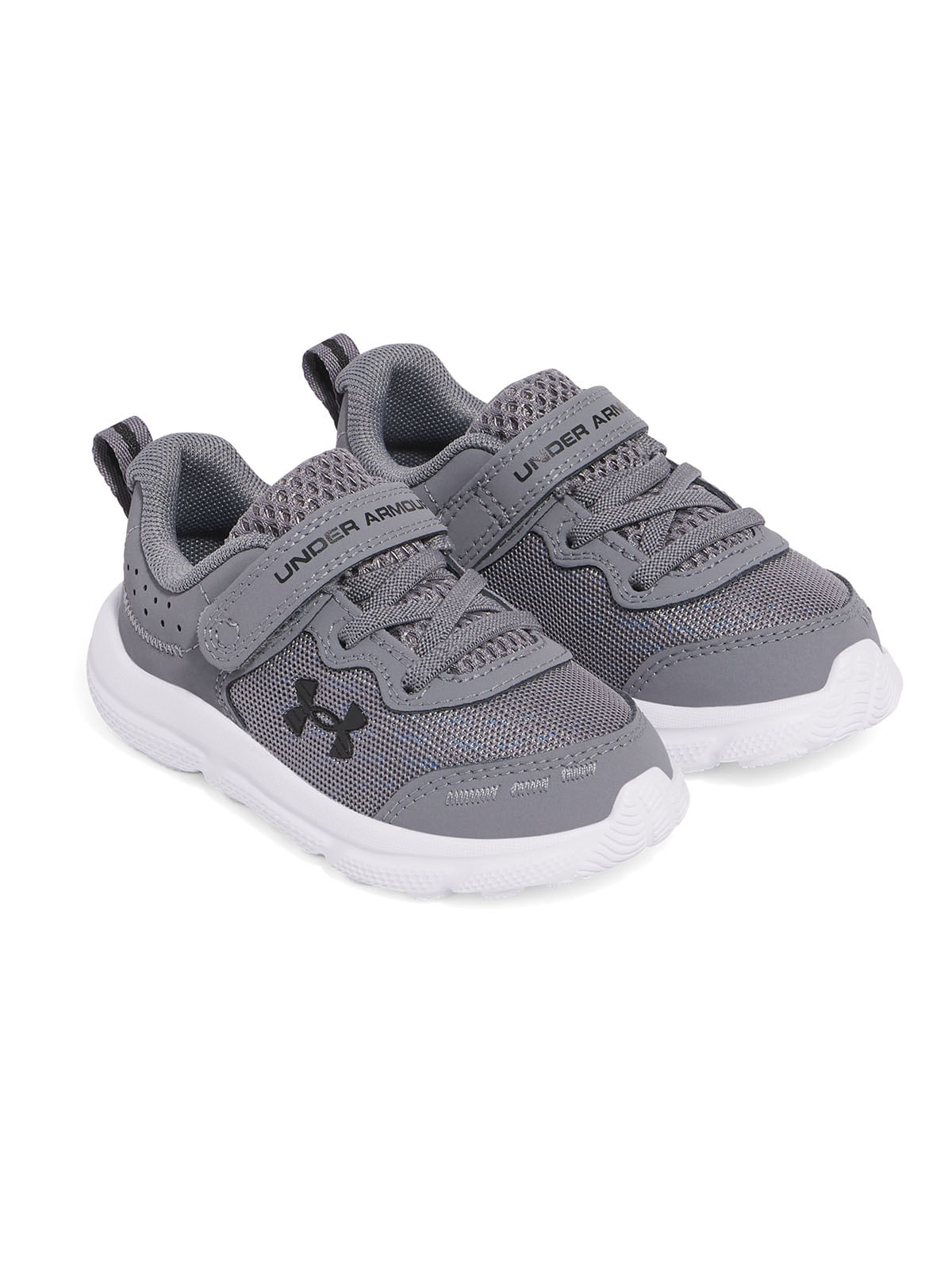 Zapatillas UA Assert 10 AC running gris para niños