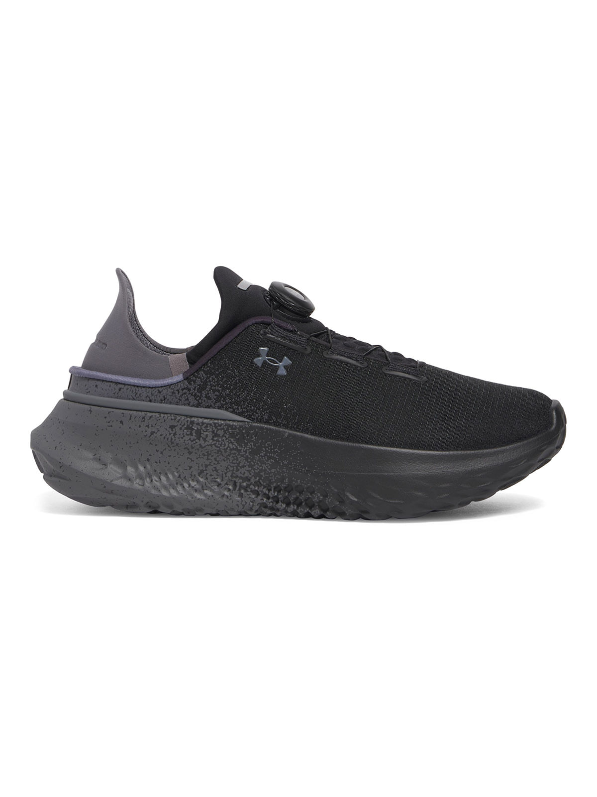 Zapatillas unisex UA Slipspeed mega fade running negro