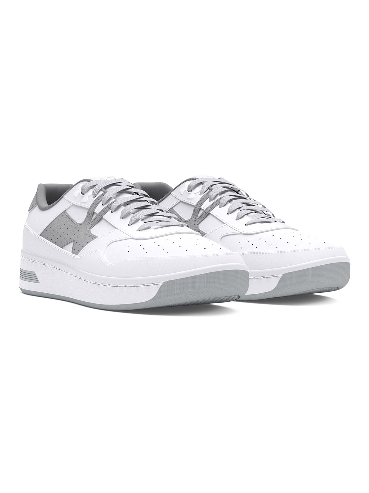 Zapatillas UA court 96 suede blanco para hombre