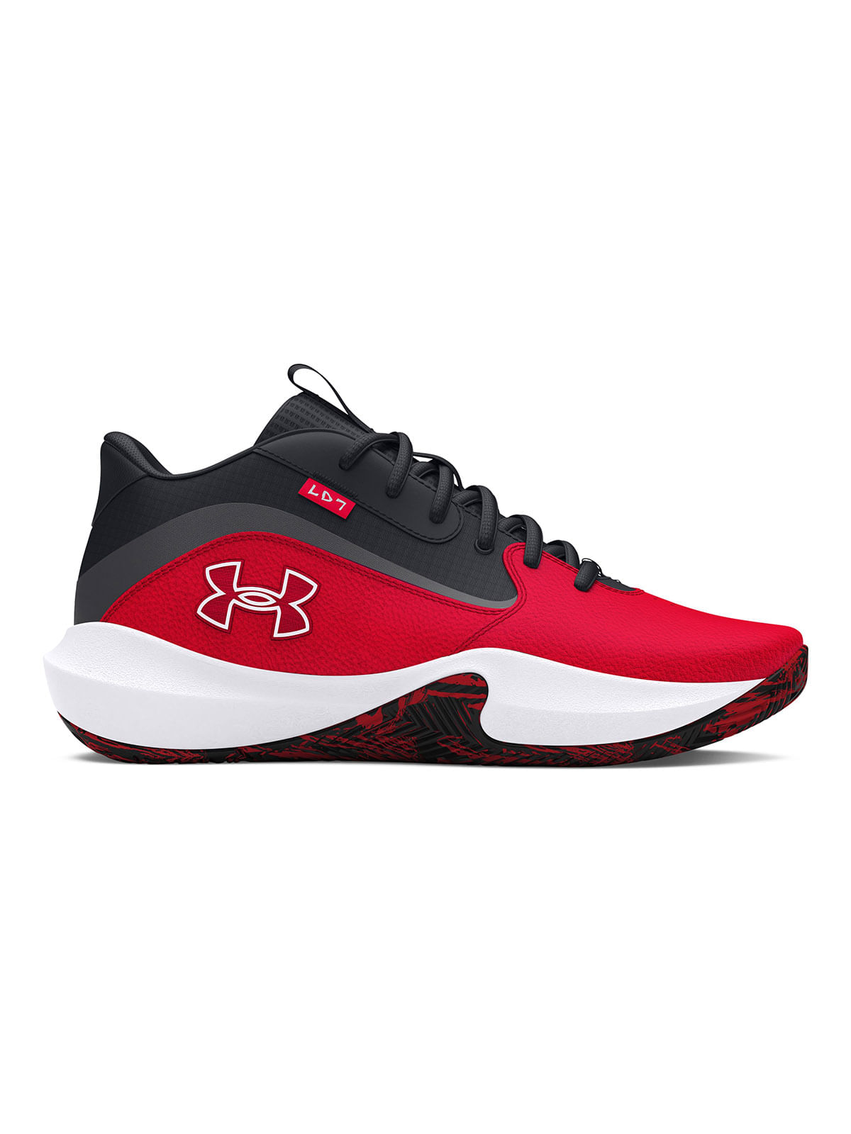 Zapatillas unisex UA Lockdown 7 Basketball rojo