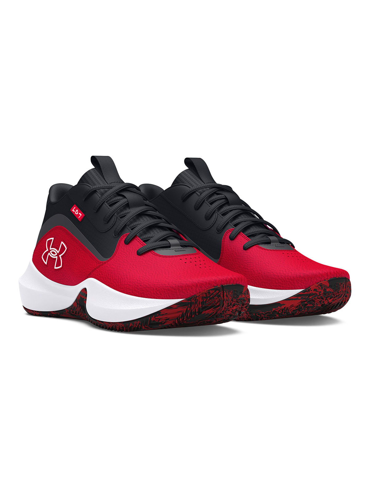 Zapatillas unisex UA Lockdown 7 Basketball rojo