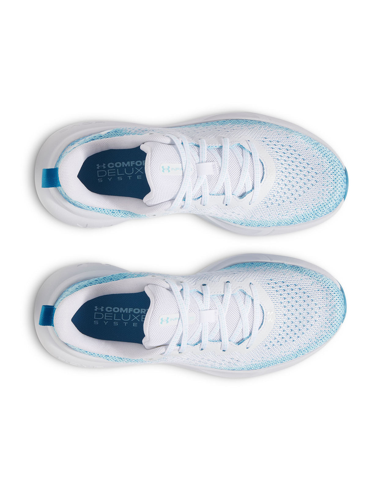 Zapatillas de running UA Infinite blanco para mujer
