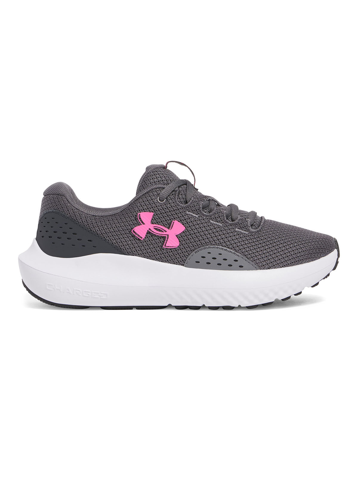 Zapatillas de running UA Surge 4 gris para mujer