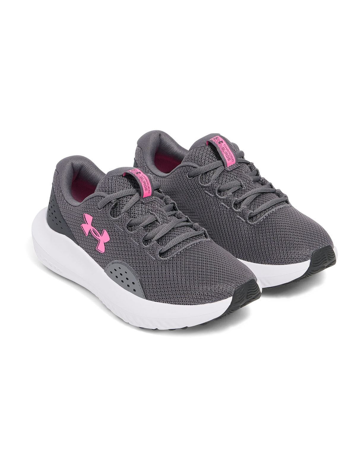 Zapatillas de running UA Surge 4 gris para mujer