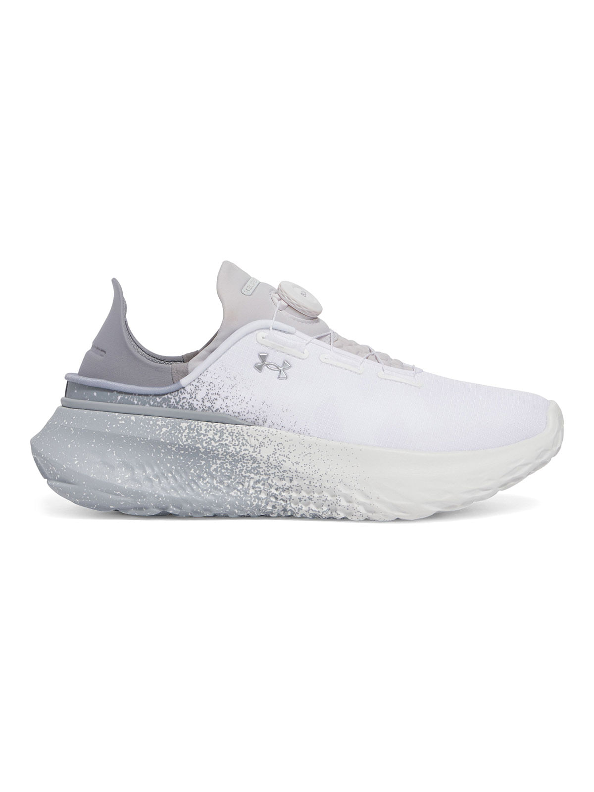 Zapatillas unisex UA Slipspeed mega fade running blanco
