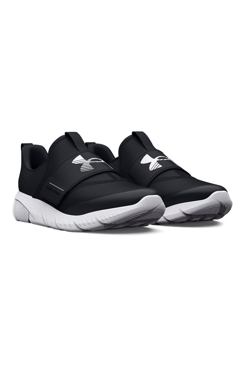 Zapatillas-de-running-UA-flash-negro-para-niños