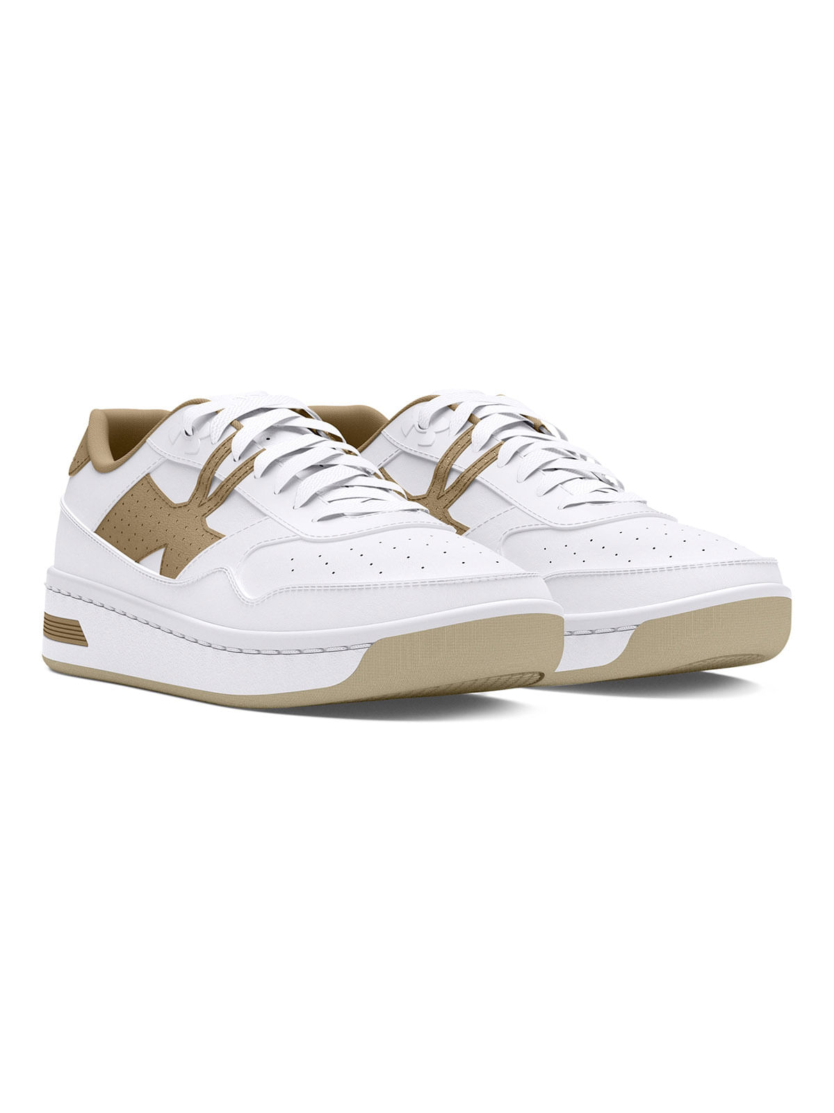 Zapatillas UA court 96 de gamuza blanco para mujer