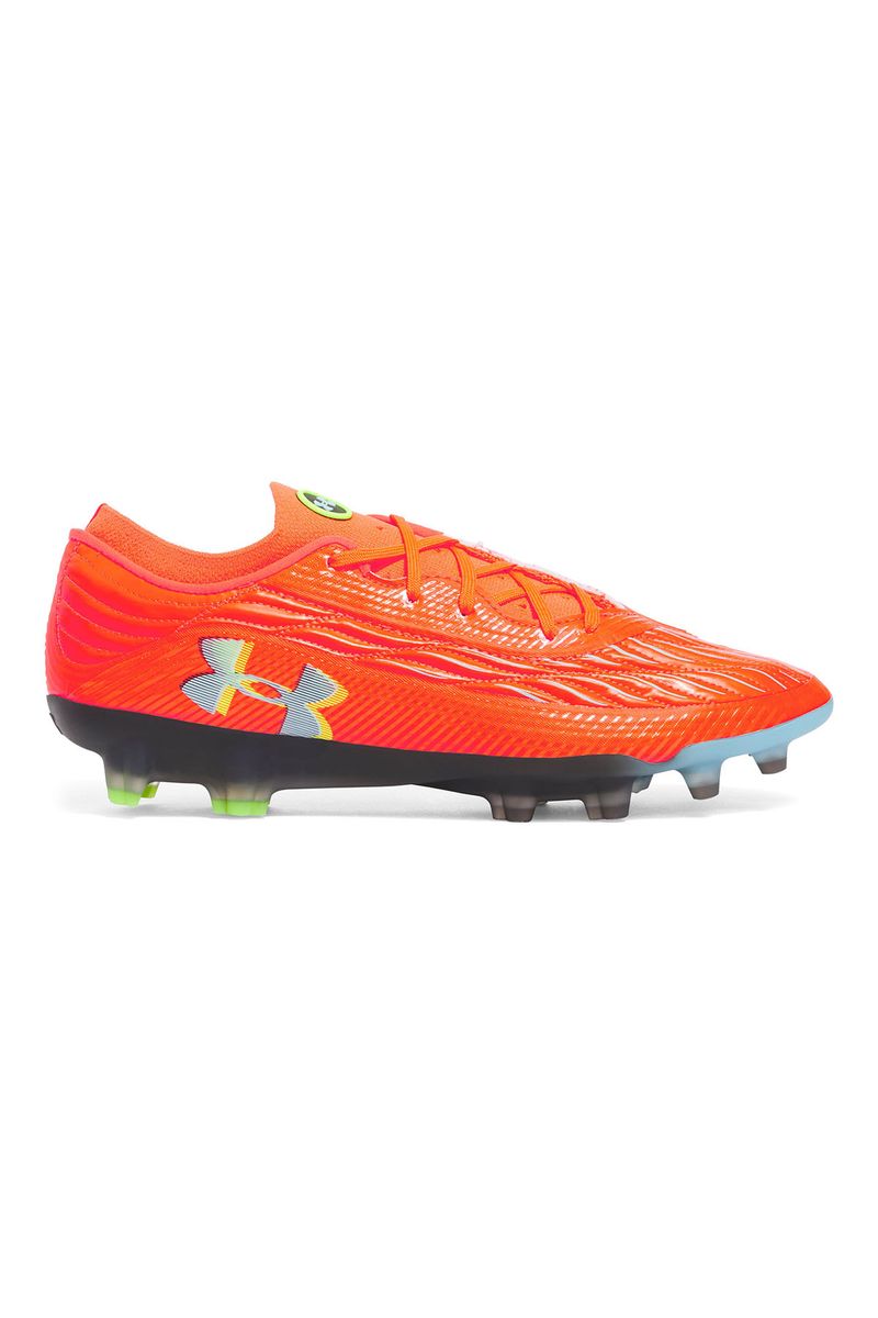 Zapatillas-UA-Magnetico-Elite-4-fg-Futbol-rojo