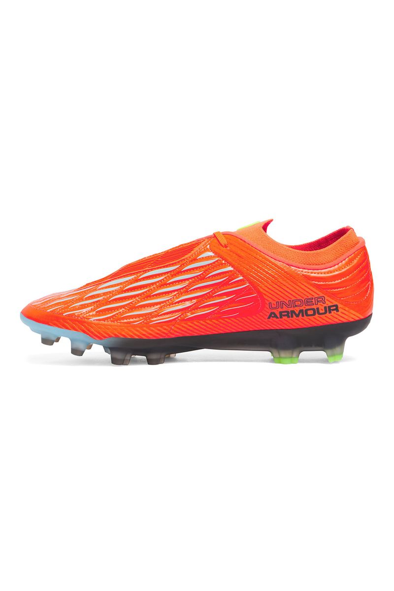 Zapatillas-UA-Magnetico-Elite-4-fg-Futbol-rojo