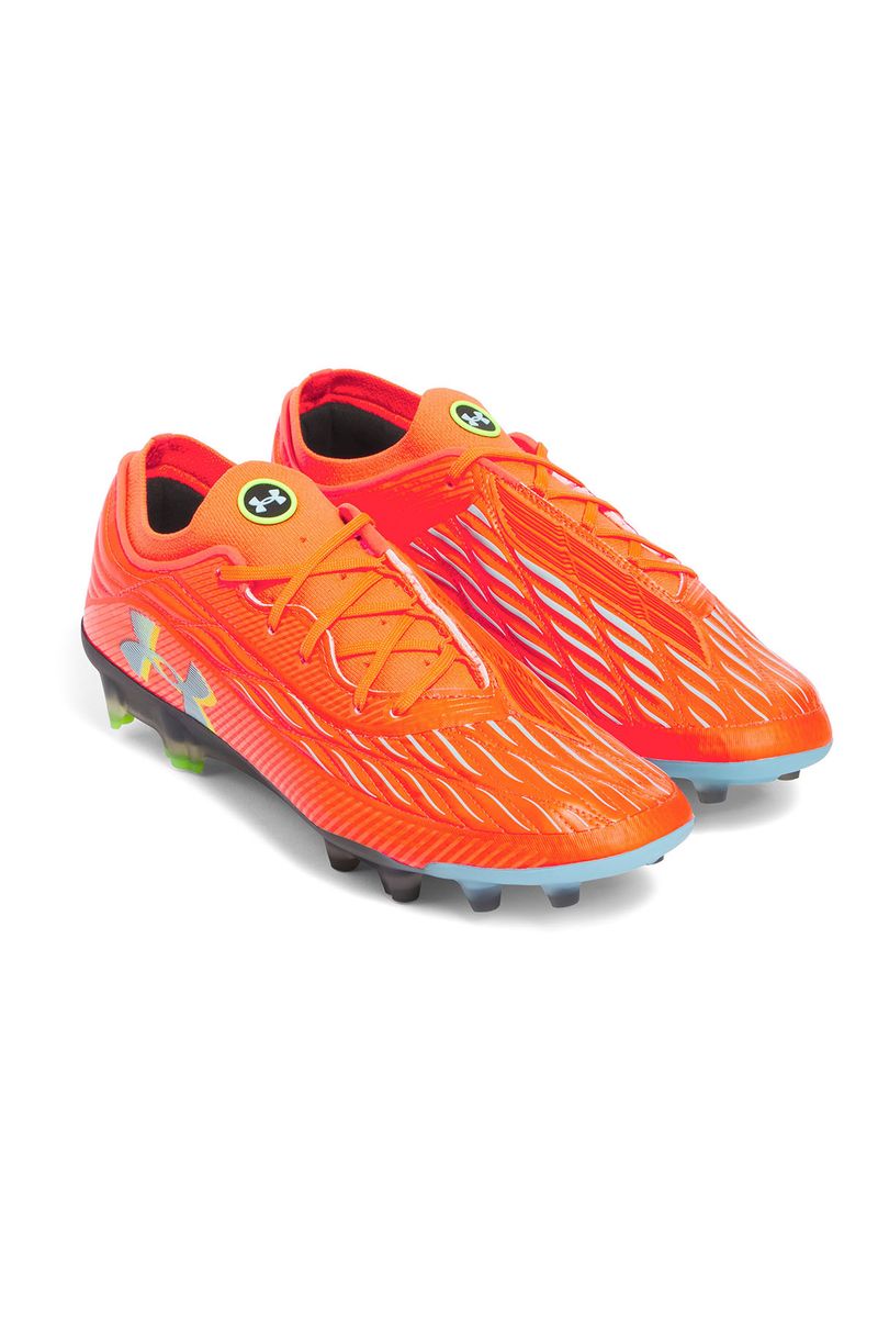Zapatillas-UA-Magnetico-Elite-4-fg-Futbol-rojo