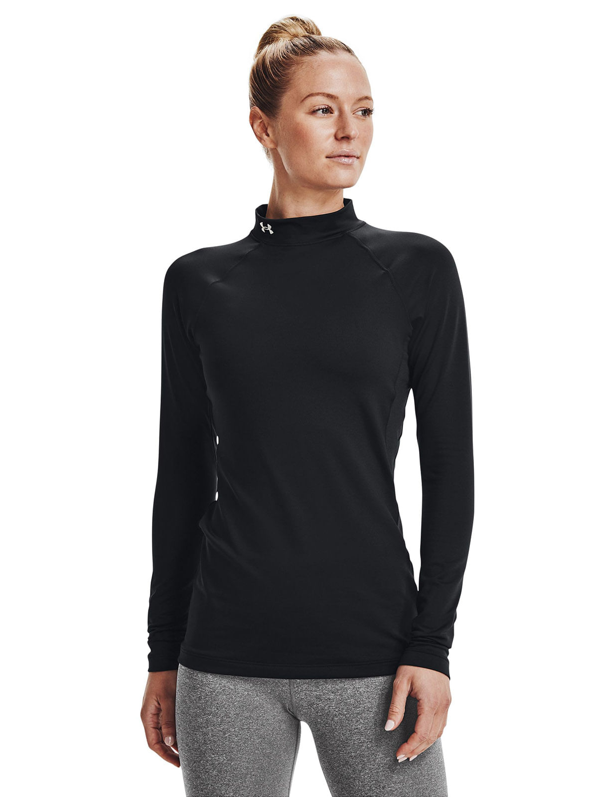 Primera capa UA Coldgear Authentics mock para mujer