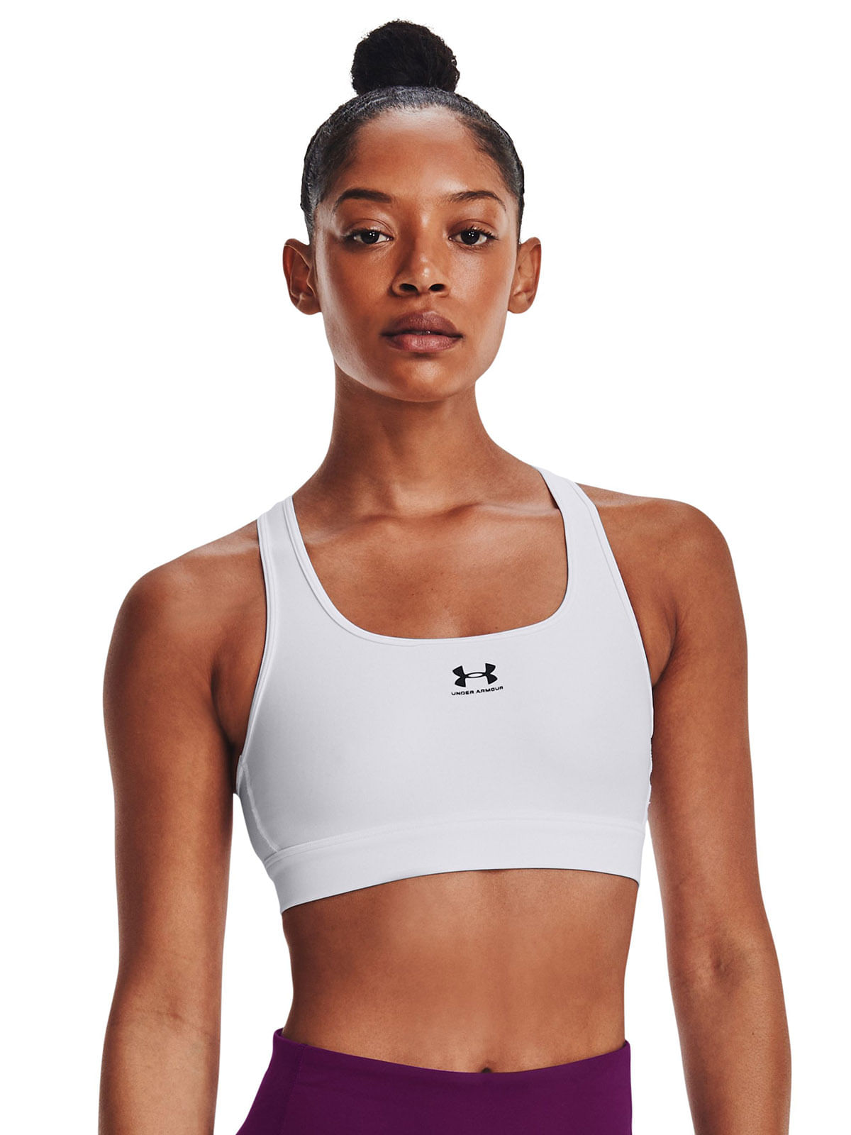 Sostén deportivo HeatGear Armour Mid para mujer