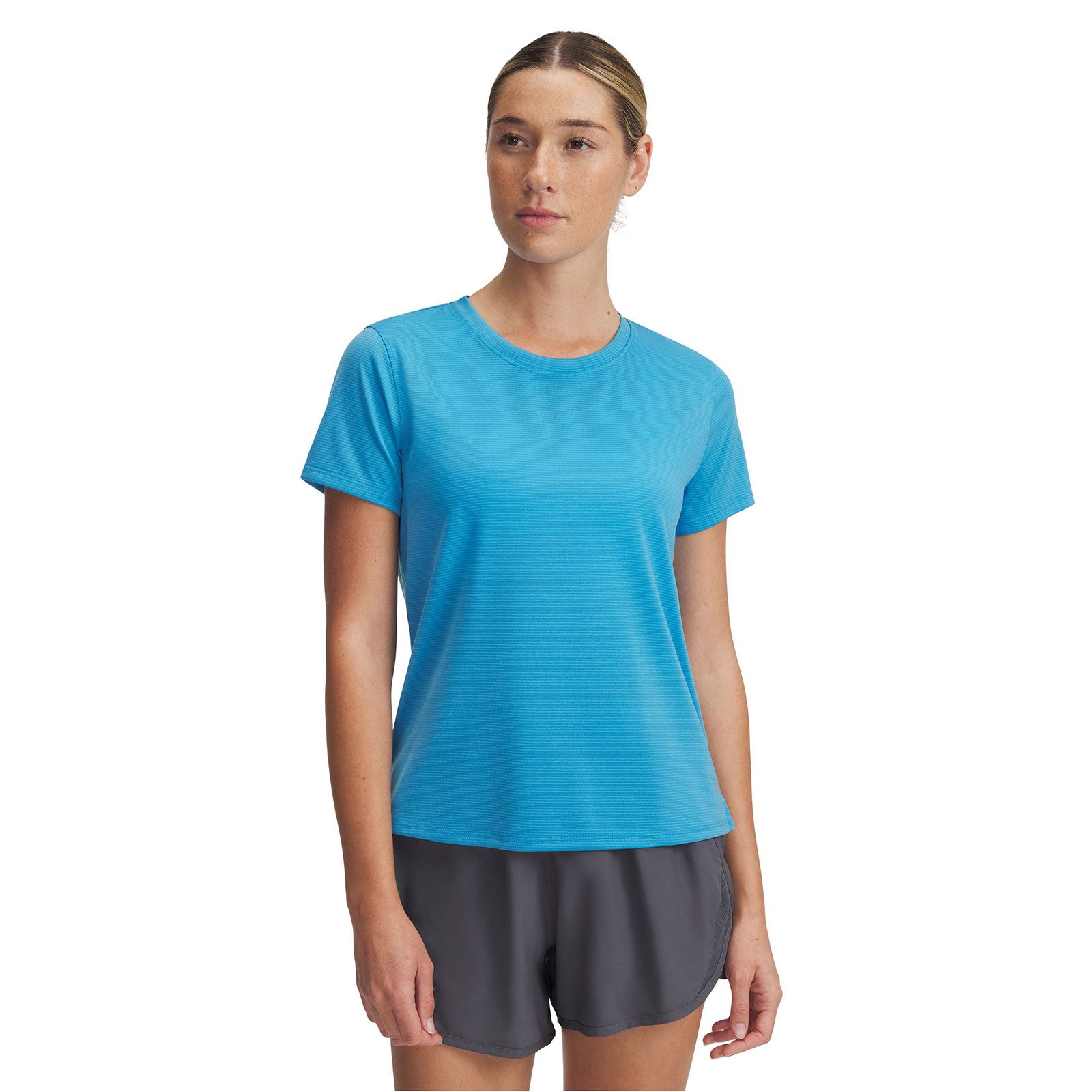Polera manga corta UA Streaker para mujer