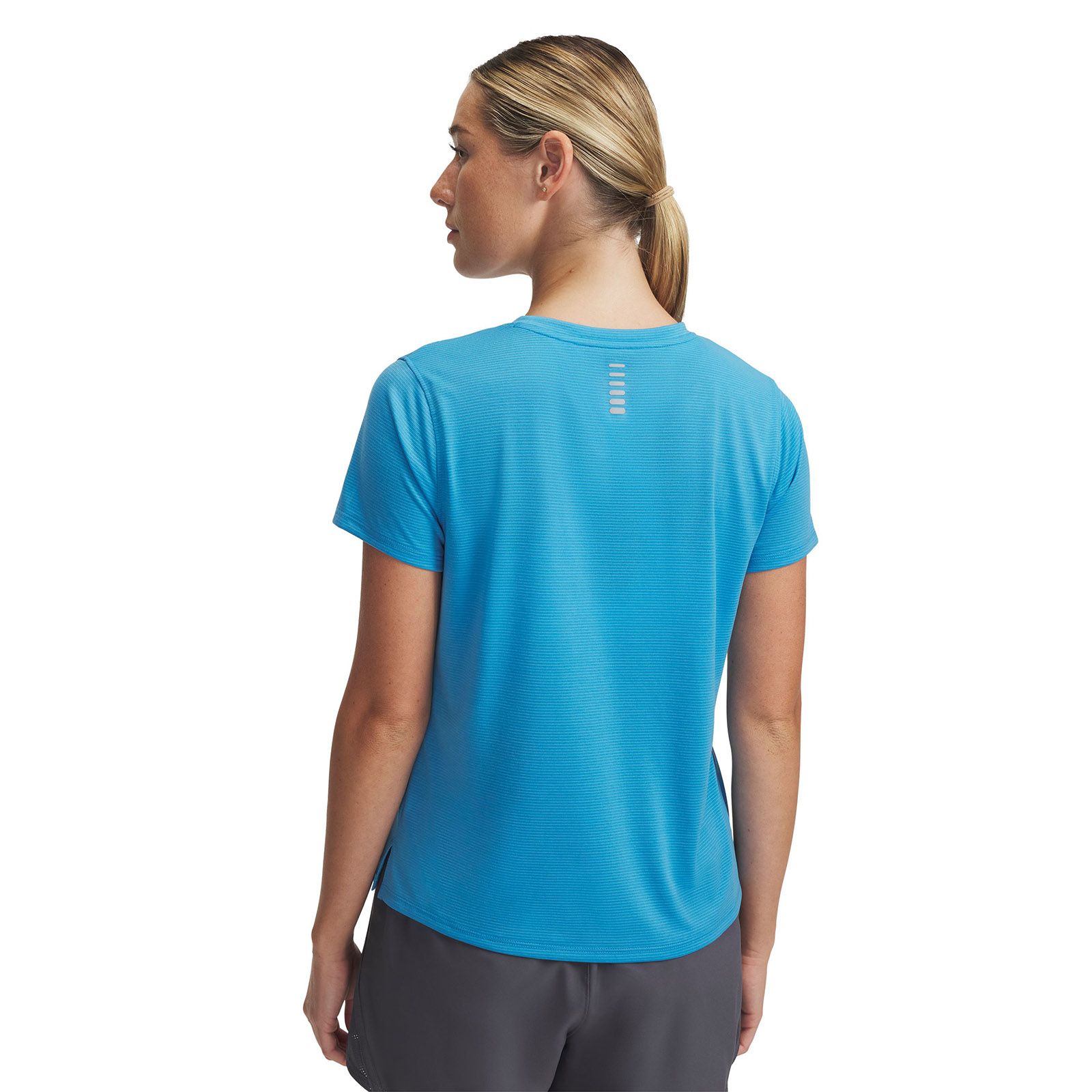 Polera manga corta UA Streaker para mujer