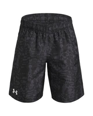 Shorts UA Tech Woven Printed negro para niño