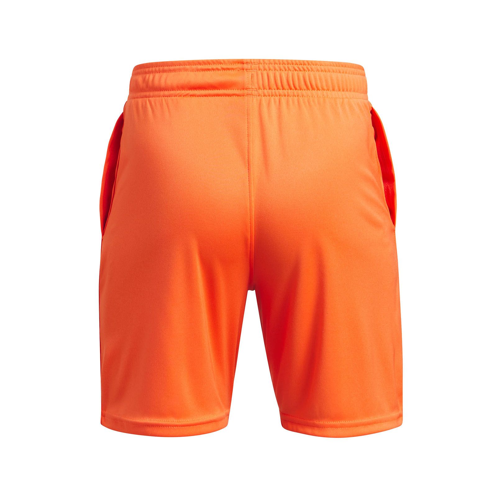Shorts UA Tech Wordmark naranjo para niño
