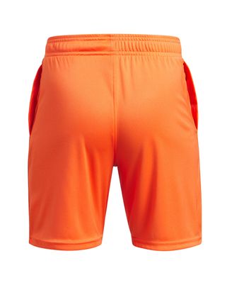 Shorts UA Tech Wordmark naranjo para niño