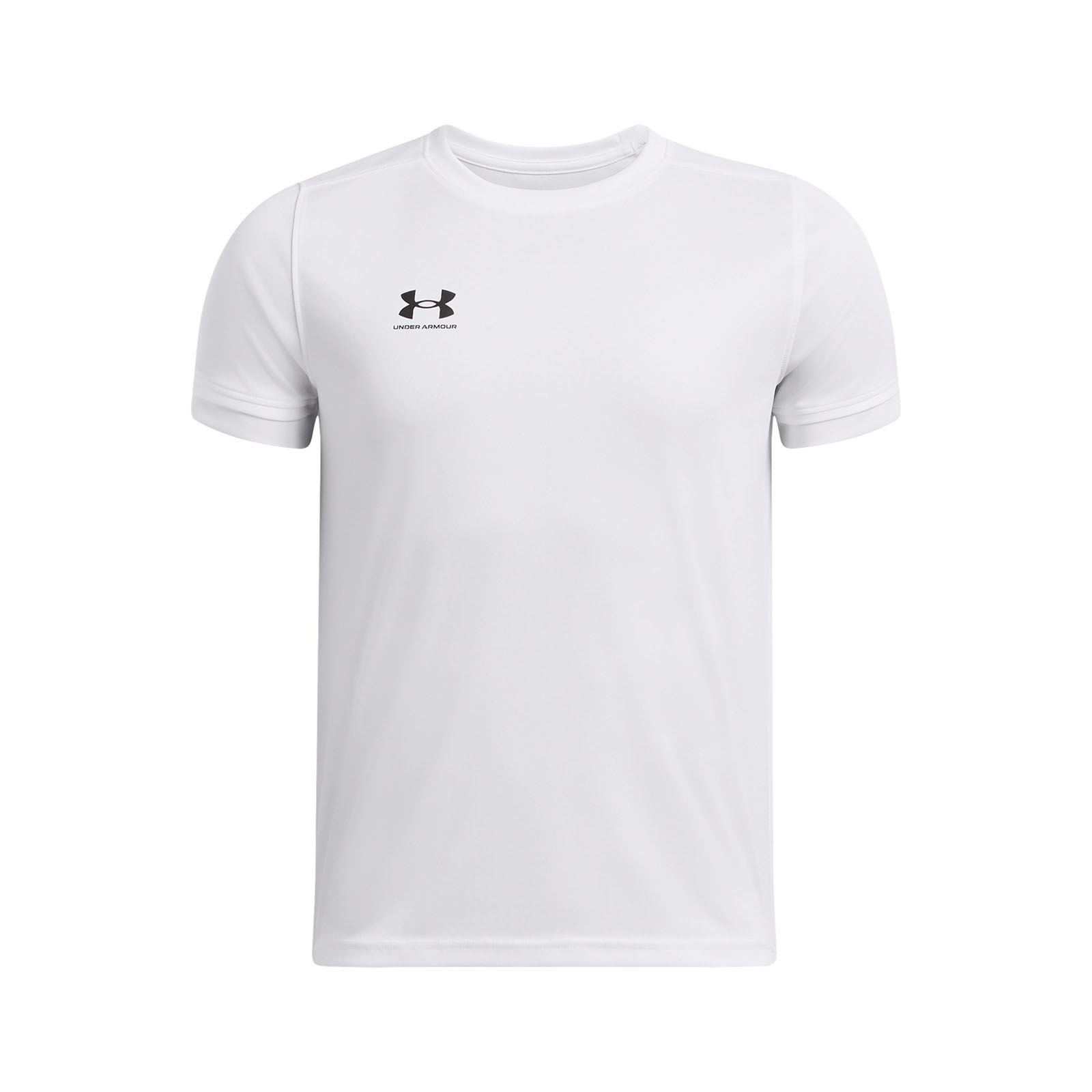 Polera manga corta UA Challenger blanco para niño