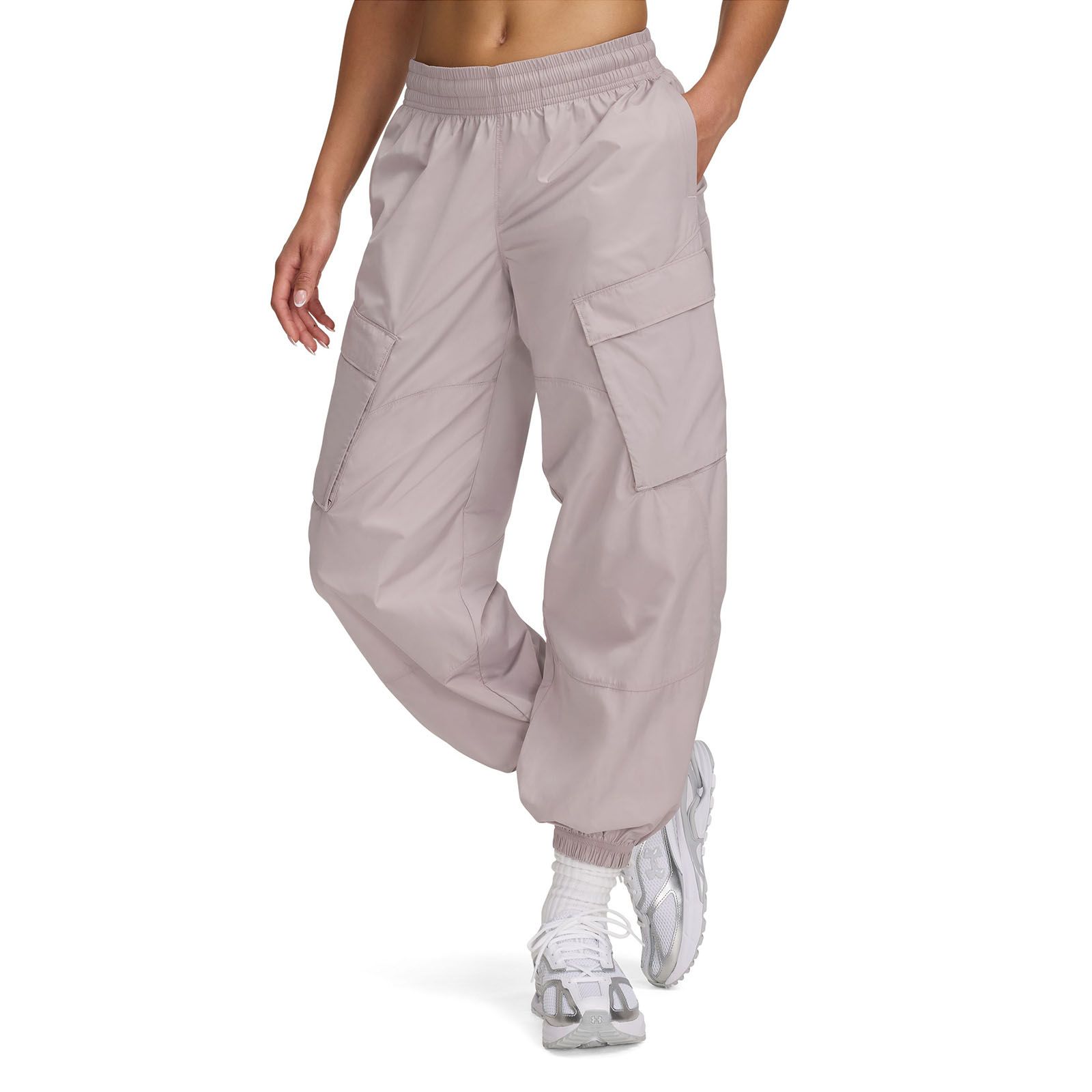 Pantalón UA Unstoppable Cargo gris para mujer
