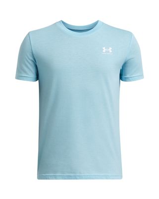 Polera manga corta UA Sportstyle LC azul para niño