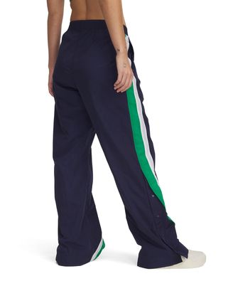 Pantalón UA Icon Crinkle azul para mujer