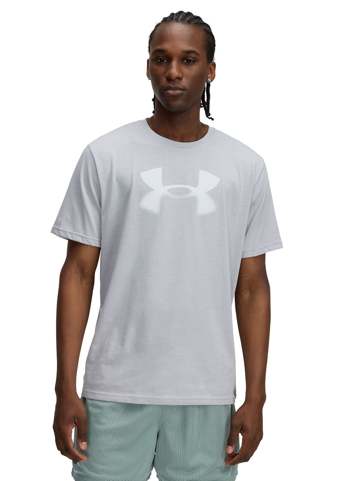 Polera manga corta UA Reflective gris para hombre