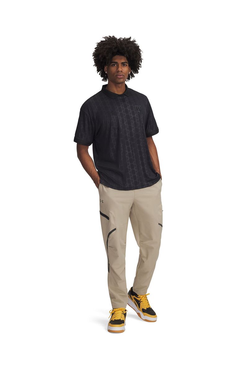 Polera-manga-corta-UA-96-Terrace-negro-para-hombre