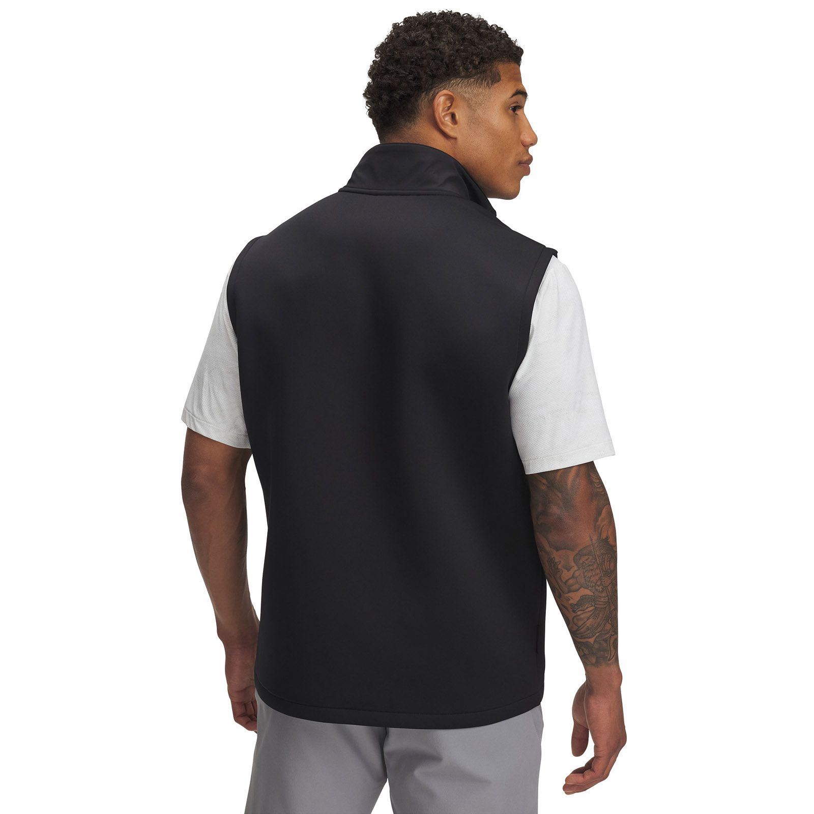Parka sin mangas UA Drive Pro Storm negro para hombre