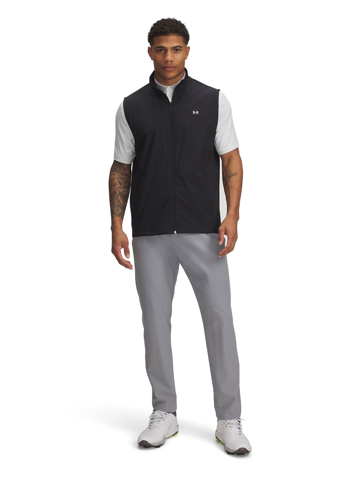 Parka sin mangas UA Drive Pro Storm negro para hombre