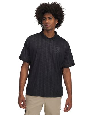 Polera manga corta UA 96 Terrace negro para hombre