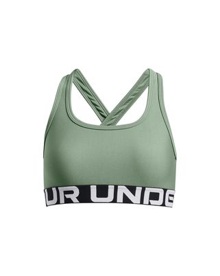 Peto UA Crossback verde para niña