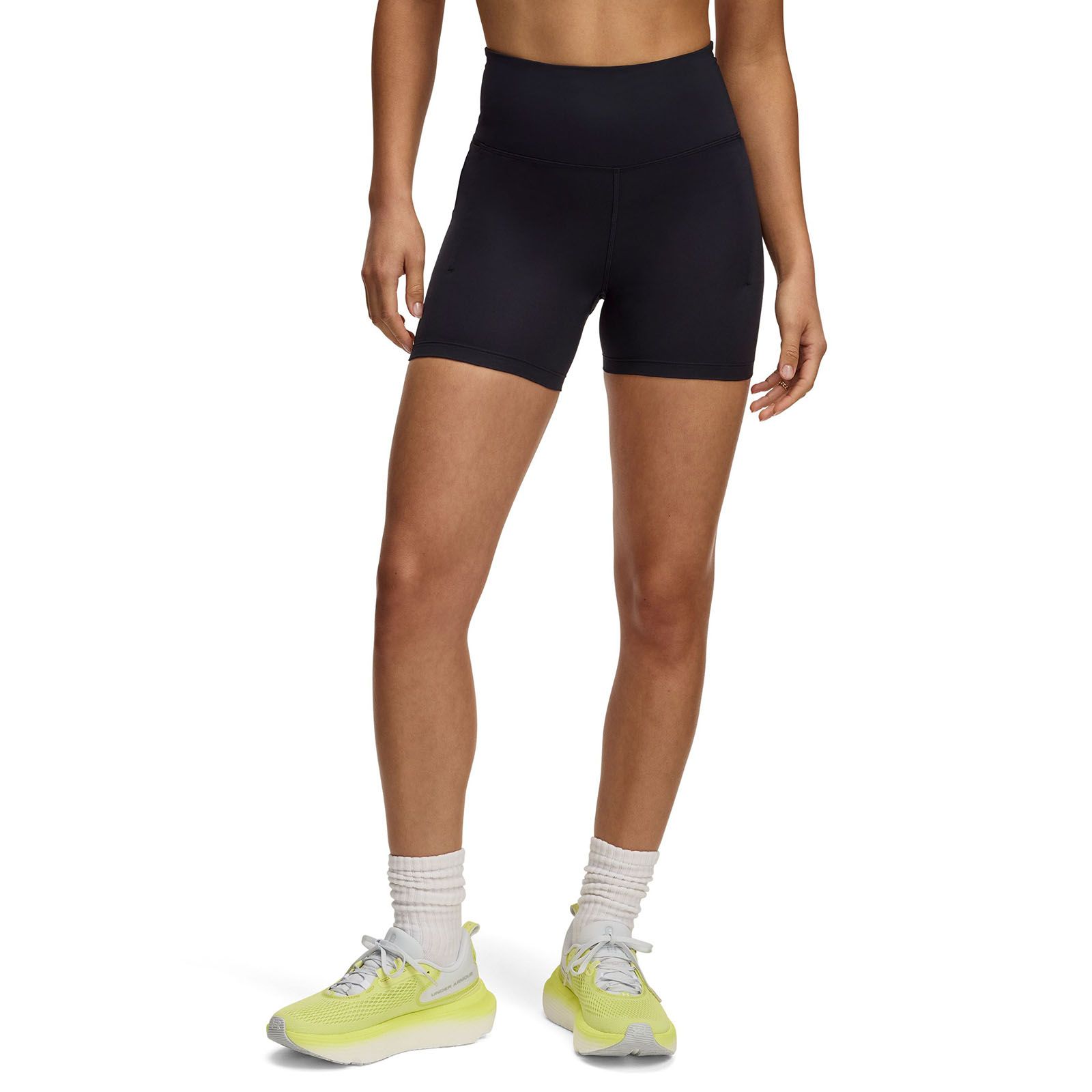Shorts UA Launch Elite 4¿ negro para mujer